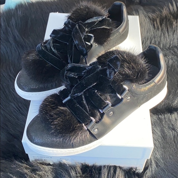 Moncler Fur Shoes - Picture 1 of 6